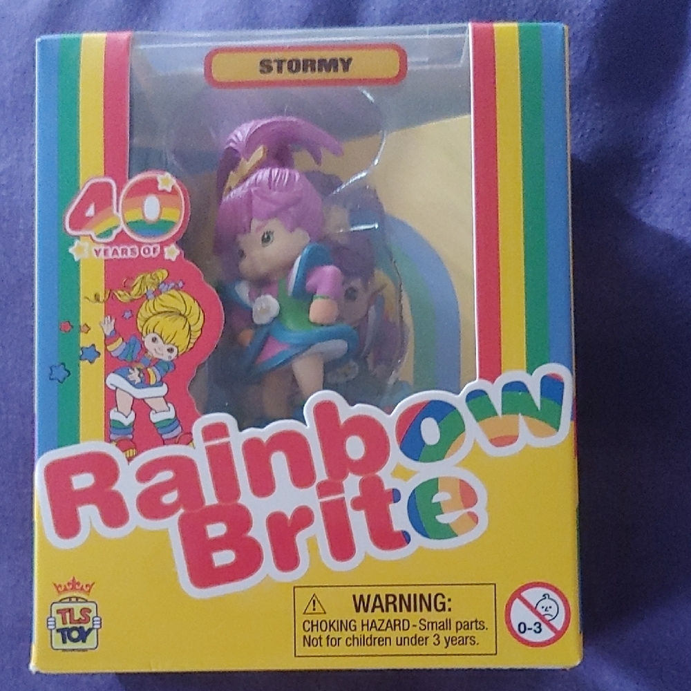 Rainbow Brite Stormy Doll - Purple and Blue